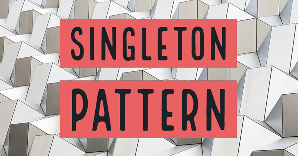 singleton design pattern c